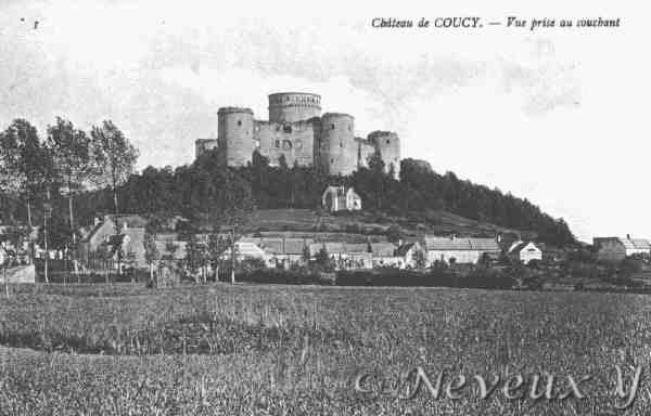 Coucy, vue du Chateau