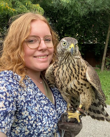 Axelle et ses aigles